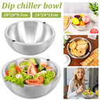 Premium Deep Chiller Bowl – Keeps Food Fresh & Cold for Hours