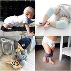 Anti-Slip Baby Knee Pads – 2 Pairs | Cotton Breathable | 0-3 Y