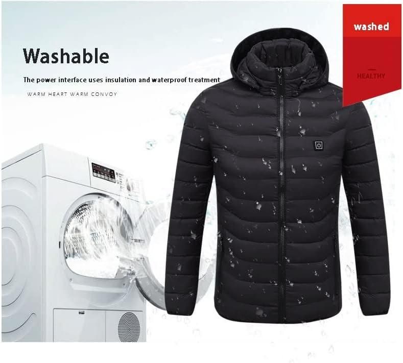 5V USB Heated Jacket – 21 Heating Zones | 3 Temp Levels | Windproof Soft Shell | Unisex