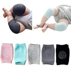 Anti-Slip Baby Knee Pads – 2 Pairs | Cotton Breathable | 0-3 Y